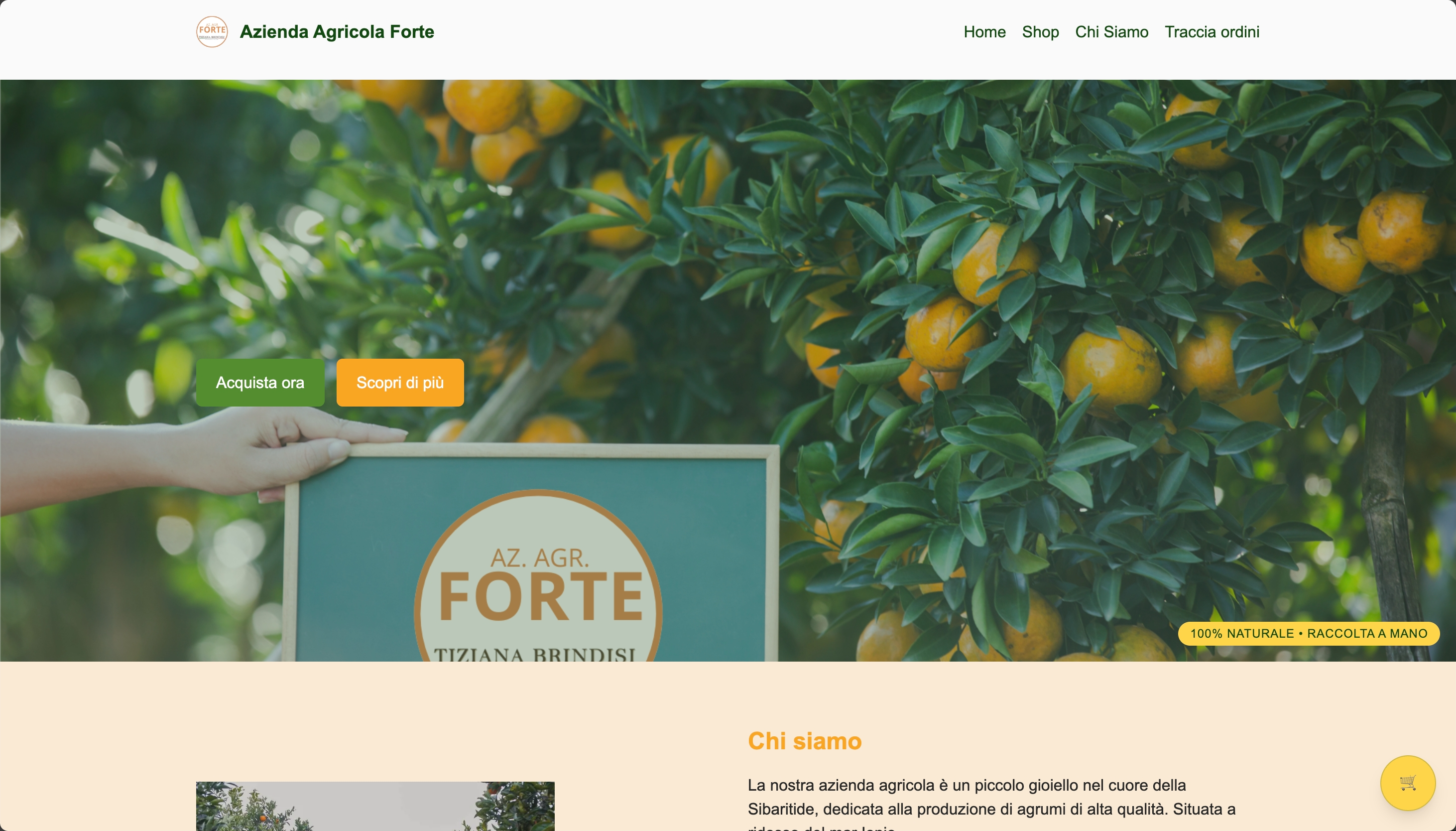 Azienda Agricola Forte - Full-Stack Developer & E-commerce
